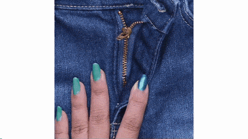 衣服拉链突然坏了怎么办一根吸管就修好喜欢的衣服还能继续