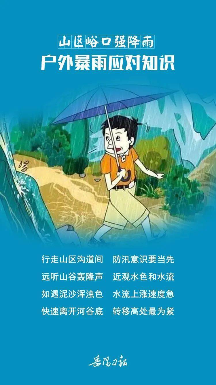 暴雨,防汛,避险,你需要记住这些口诀!