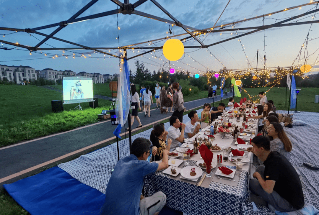 当一场bbq草坪私家宴际会星空音乐节, 东北城市里的夏天, bbq户外烧烤
