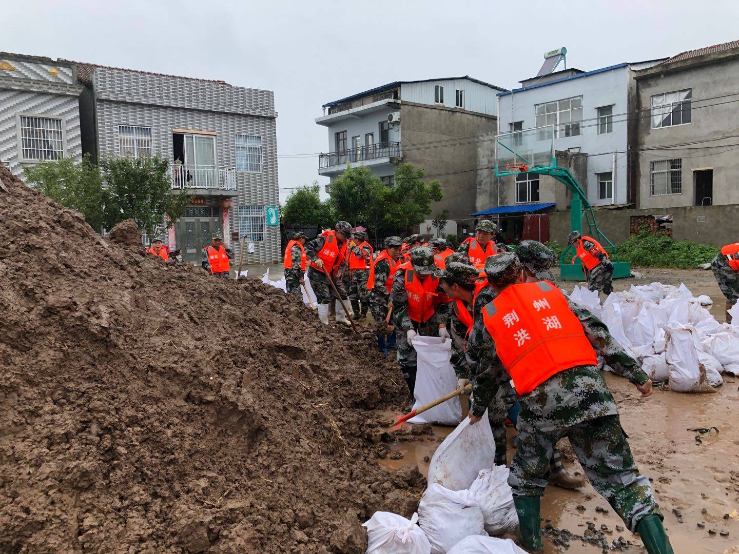 淤泥质土湖北第一大湖洪湖的水灾之困2021年4月15日(2)