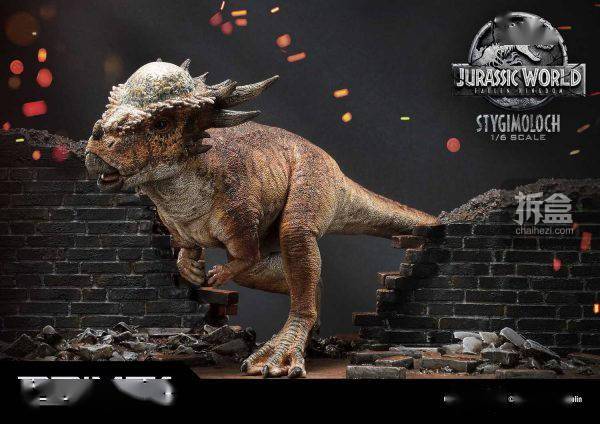 prime1studiop1s侏罗纪公园stygimoloch冥河龙雕像