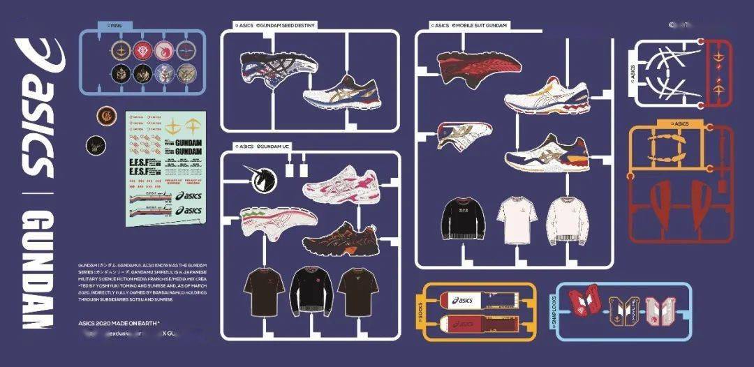 asics x gundam