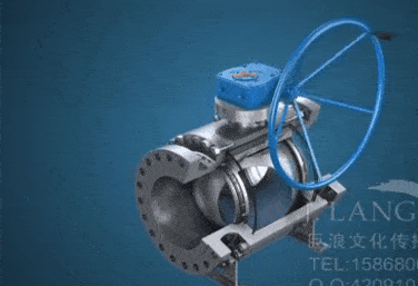 这才是我们经常看见的球阀经过组装固定之后step 4 固定阻止