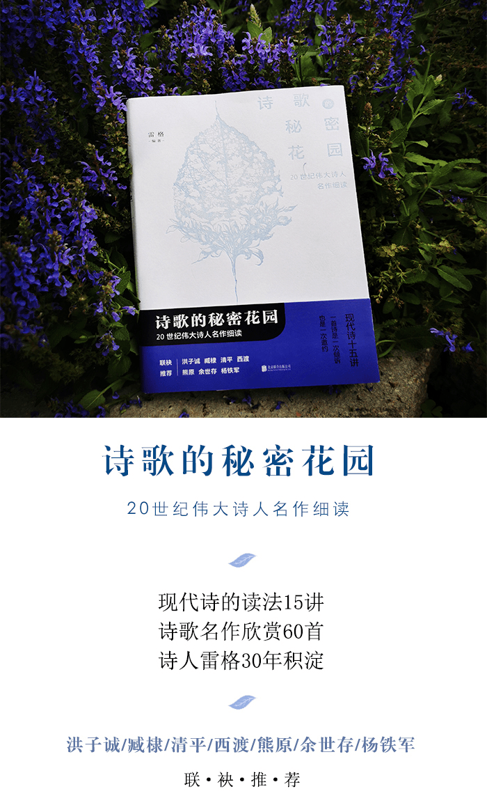 《诗歌的秘密花园:20世纪伟大诗人名作细读》