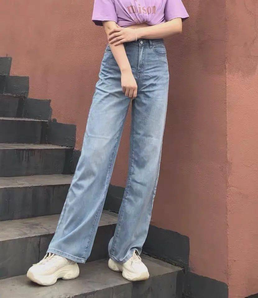 夏天|这条牛仔凉凉阔腿裤,居然成了我这个夏天的最爱!