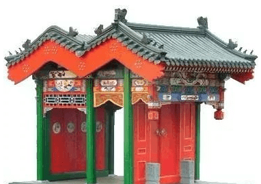 百科| 屏门:中式传统建筑中遮隔内外院的门…_垂花门