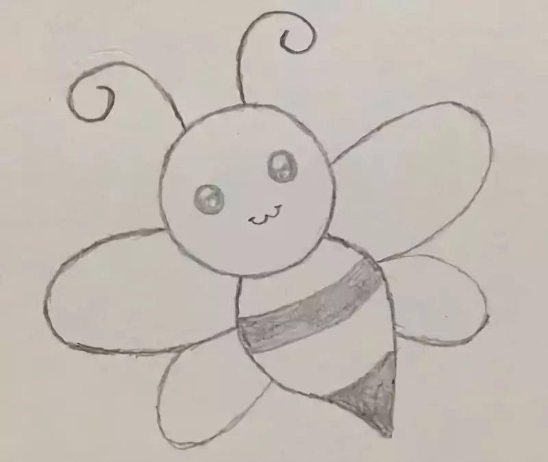 勤劳的小蜜蜂_画法