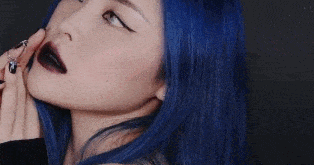 暗黑|画了宁静同款暗黑妆 我被自己的气场吓到后退半步