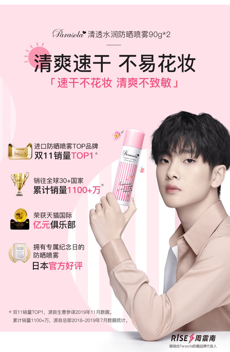 日本|娜扎、李现都离不开!日本品牌,防晒养白二合一,暴晒都不怕!