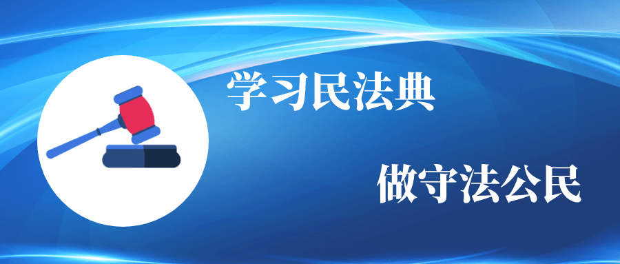 学习民法典做守法公民普法宣传图解民法典