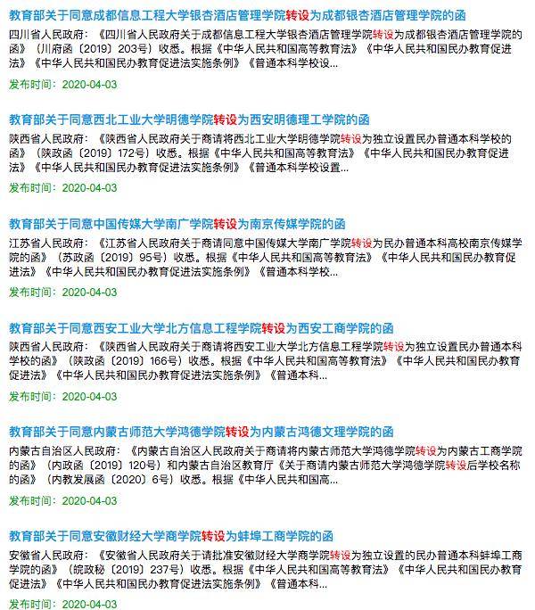 教育部|撤销这些学院！教育部发文了