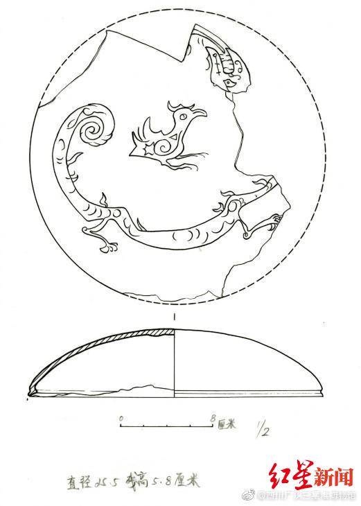遗址|三星堆周边联合遗址学术争鸣：出土的到底是龙凤纹盘，还是虎凤纹盘？