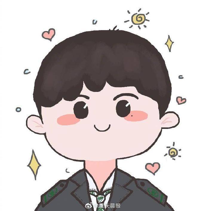 轨道|美术老师手绘轨道员工头像 网友点赞：“又萌又可爱”