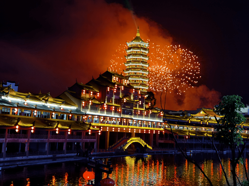 太湖龙之梦烟花大会第二场明晚盛大举行