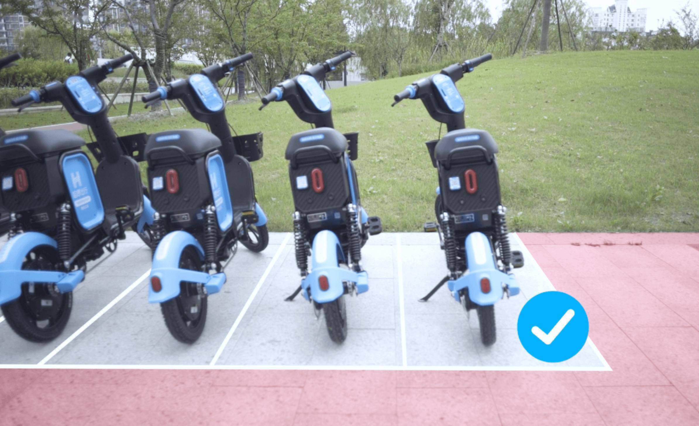 结算|定点还车、入栏结算还要与路面垂直！公共助力车有序摆放有了新办法