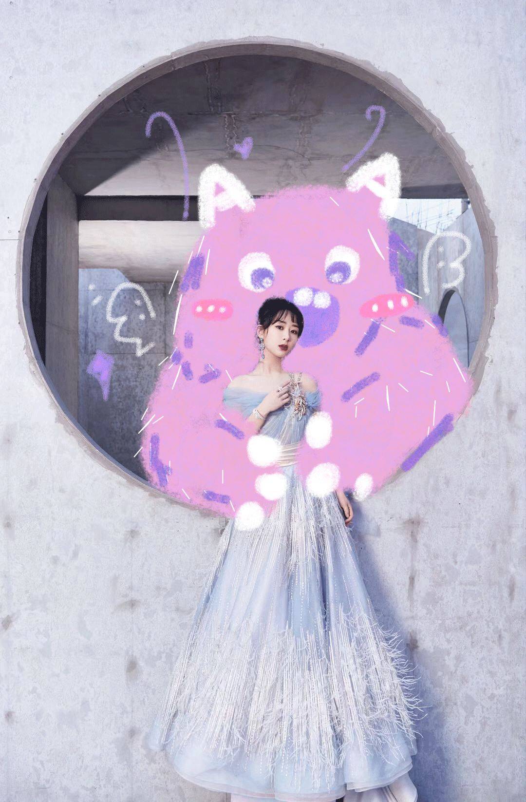 女明星|杨紫，与关晓彤土得不相上下