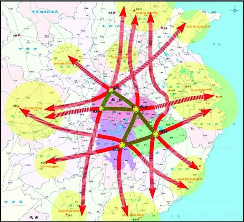 武阳高速公路的区位规划设计图 将在  武汉,黄石与南昌之间  形成一