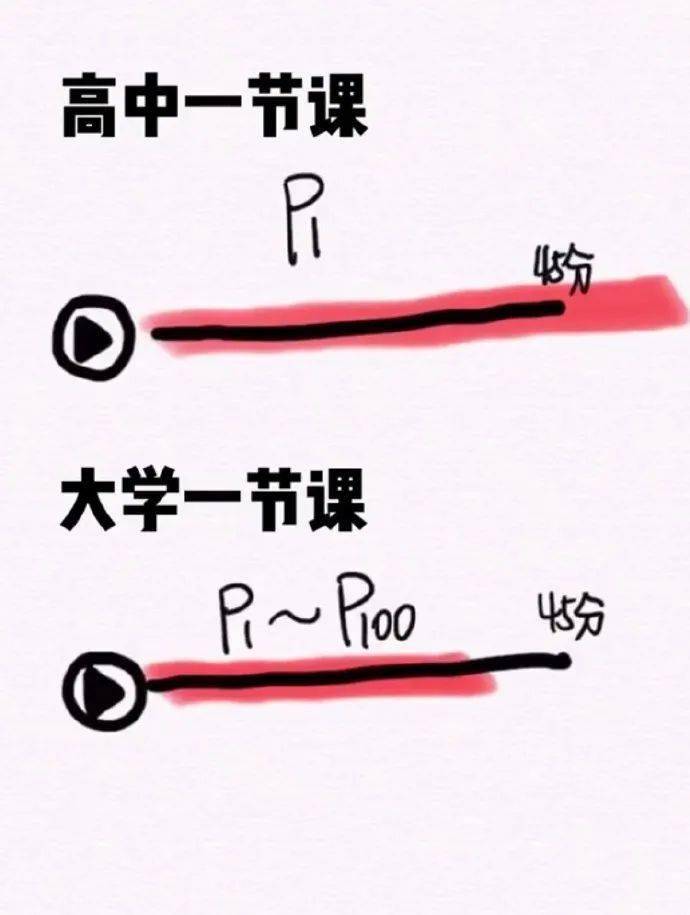 区别|高中和大学的真实区别？太真实了~