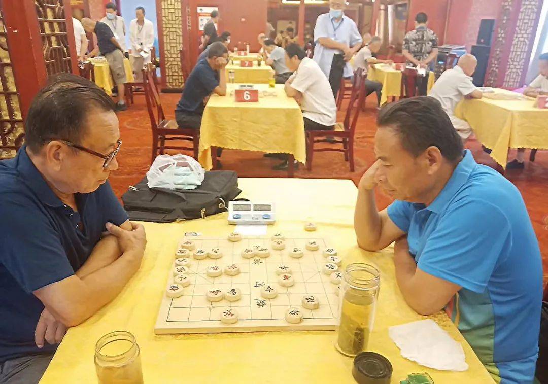 济宁市第四届老年人运动会象棋比赛在汶上县举行