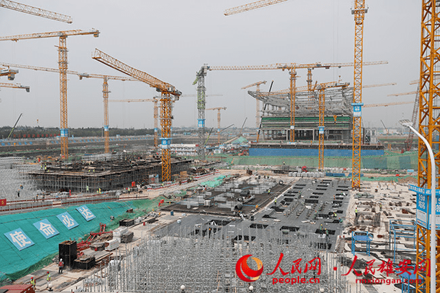 探访雄安重点项目施工现场,带你感受新区建设"热度"