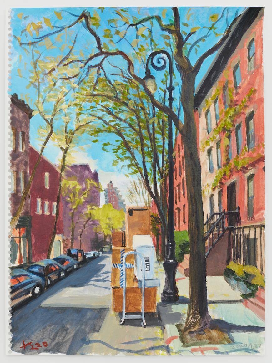 刘小东|因为疫情滞留，中国画家画下纽约的脆弱一面