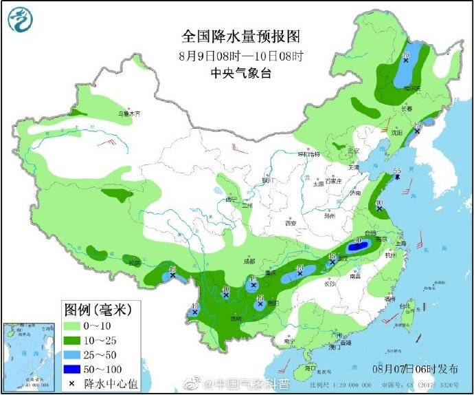 部分|苏皖鄂将进入暴雨圈 四川盆地雨水来“灭火”