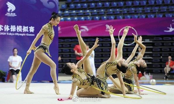 中国艺术体操队在川模拟东京奥运会
