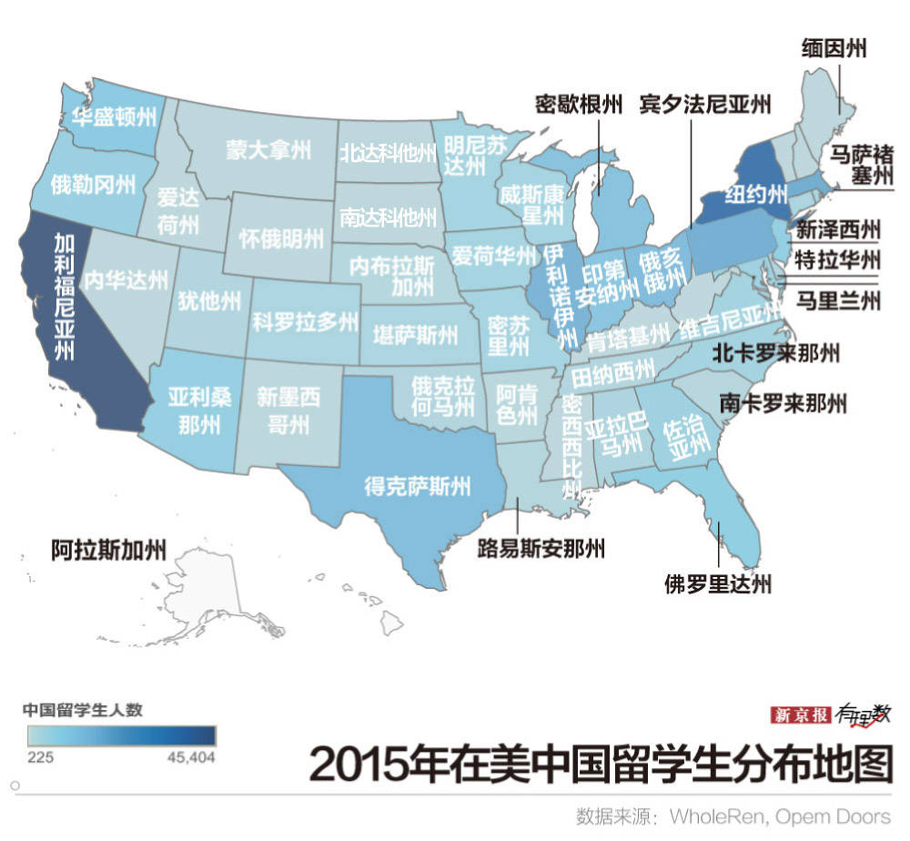 近37万中国学生在美留学，他们去学什么？
