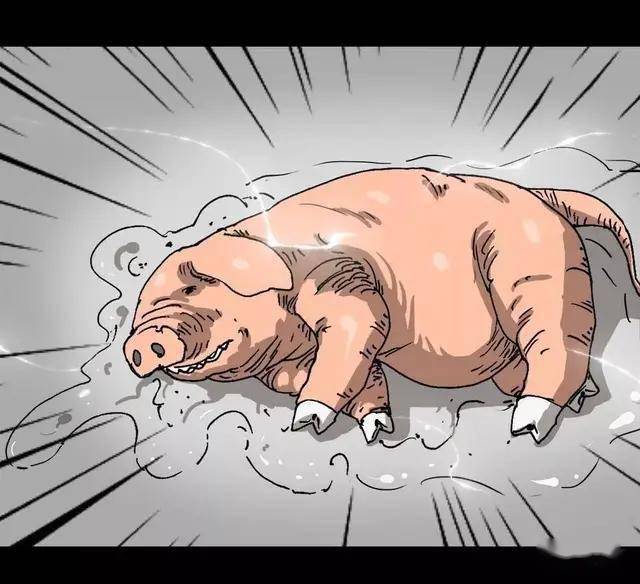 漫画《超转基因》吃白菜吐出一只猪 上