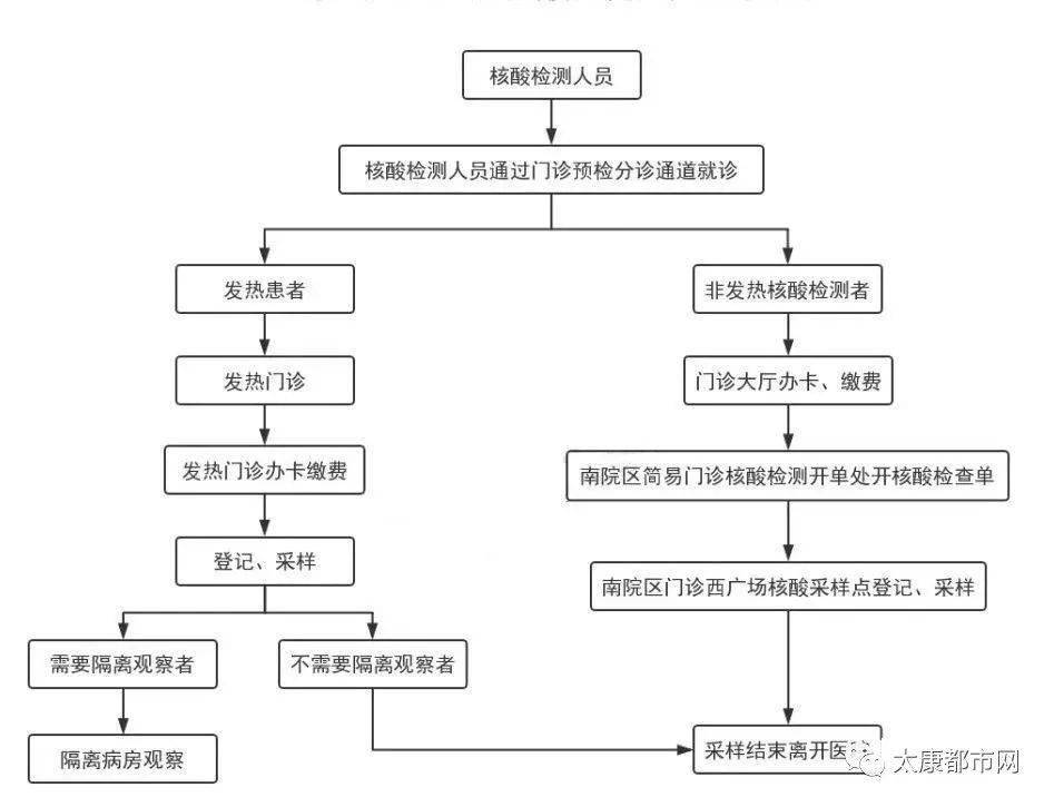 七,太康县人民医院核酸检测人员就诊流程