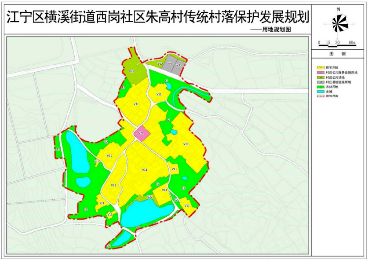 朱高村位于南京市江宁区横溪街道西岗社区,南侧临近丹阳新市镇,北侧