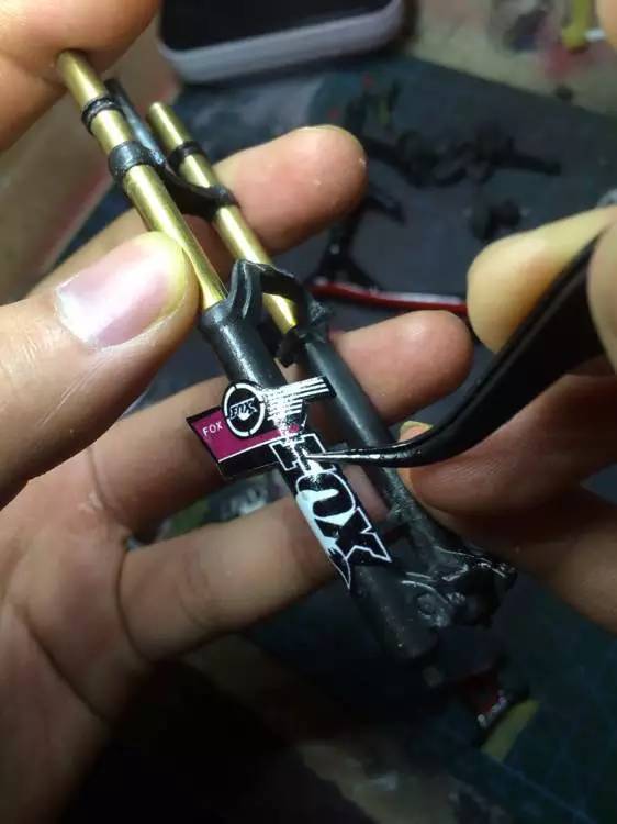 细节|手工打造Demo8速降车模型