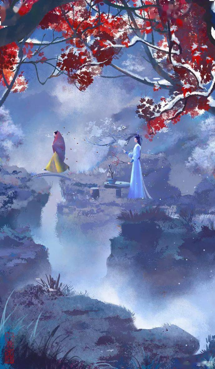 油墨|绝美!《乘风破浪的姐姐》发布油墨画海报!