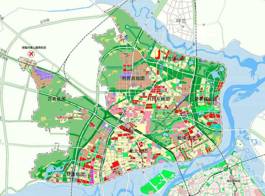 松北区2020gdp_哈尔滨松北区地图