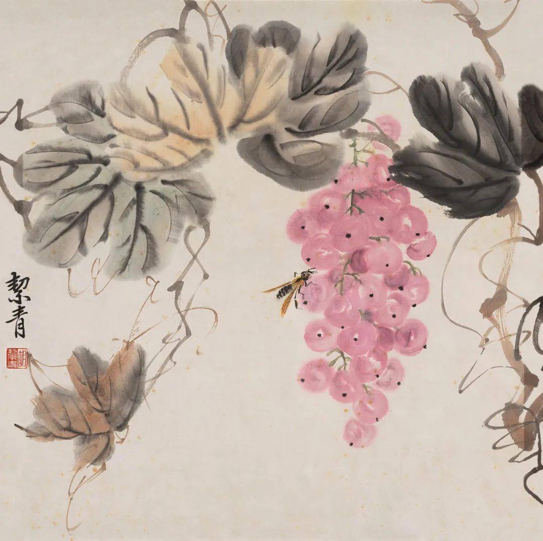 2.此作品附北京荣宝拍卖证书. 胡絜青 花卉草虫 点此参拍