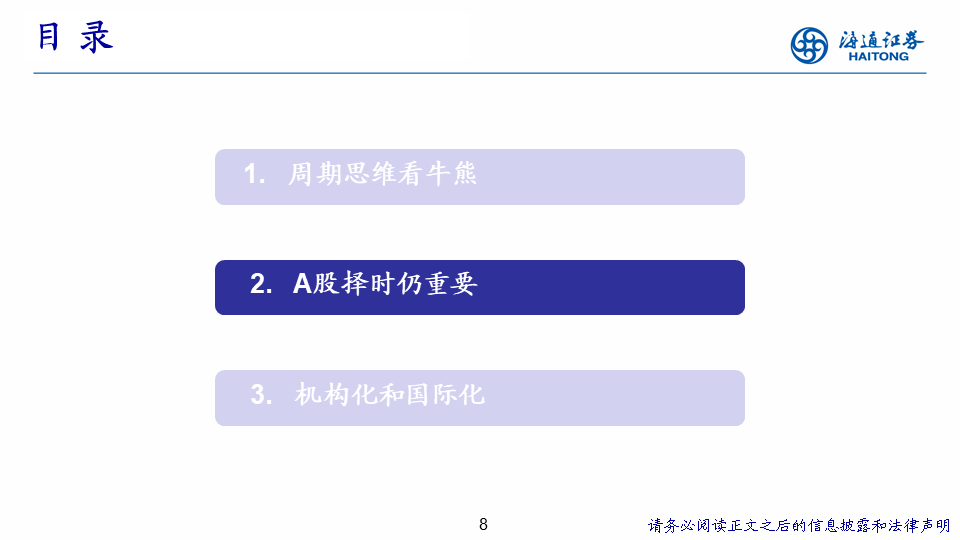 未来|海通策略： A股择时仍重要，未来波动将进一步收敛