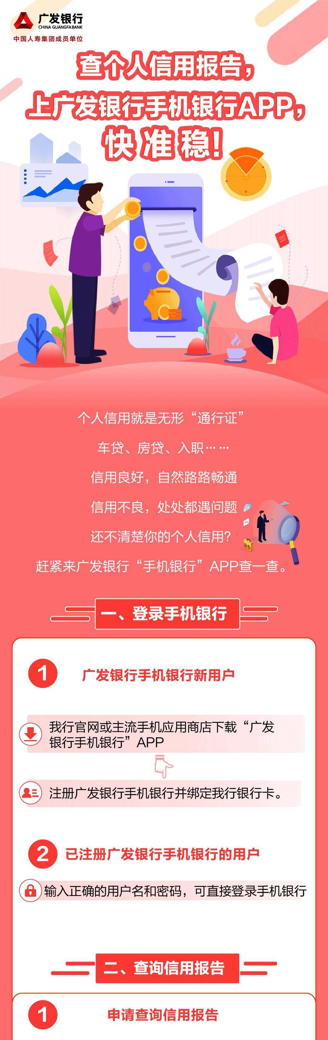 神器丨广发手机银行app可查个人信用报告啦！！