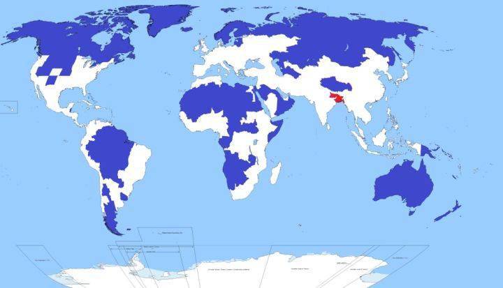 世界人口的分布_图二 天主教人口分布图