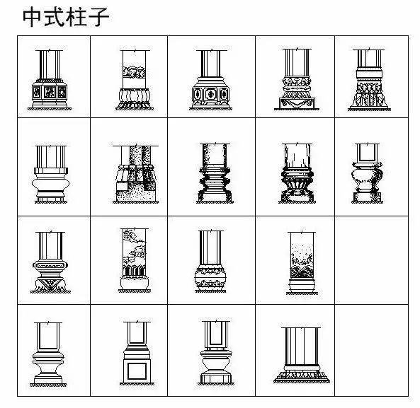 中式柱子与西方古典柱式的区别