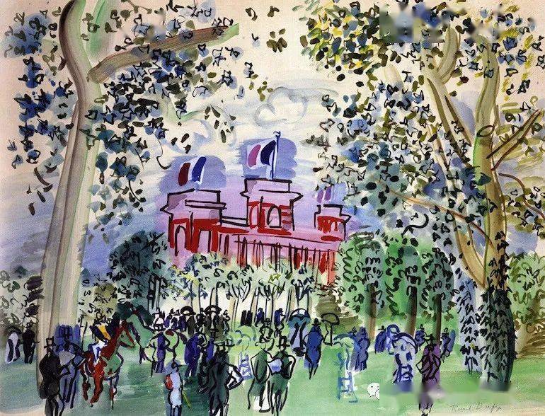 法国著名野兽派装饰风格画家拉乌尔 杜菲(raoul dufy)作品