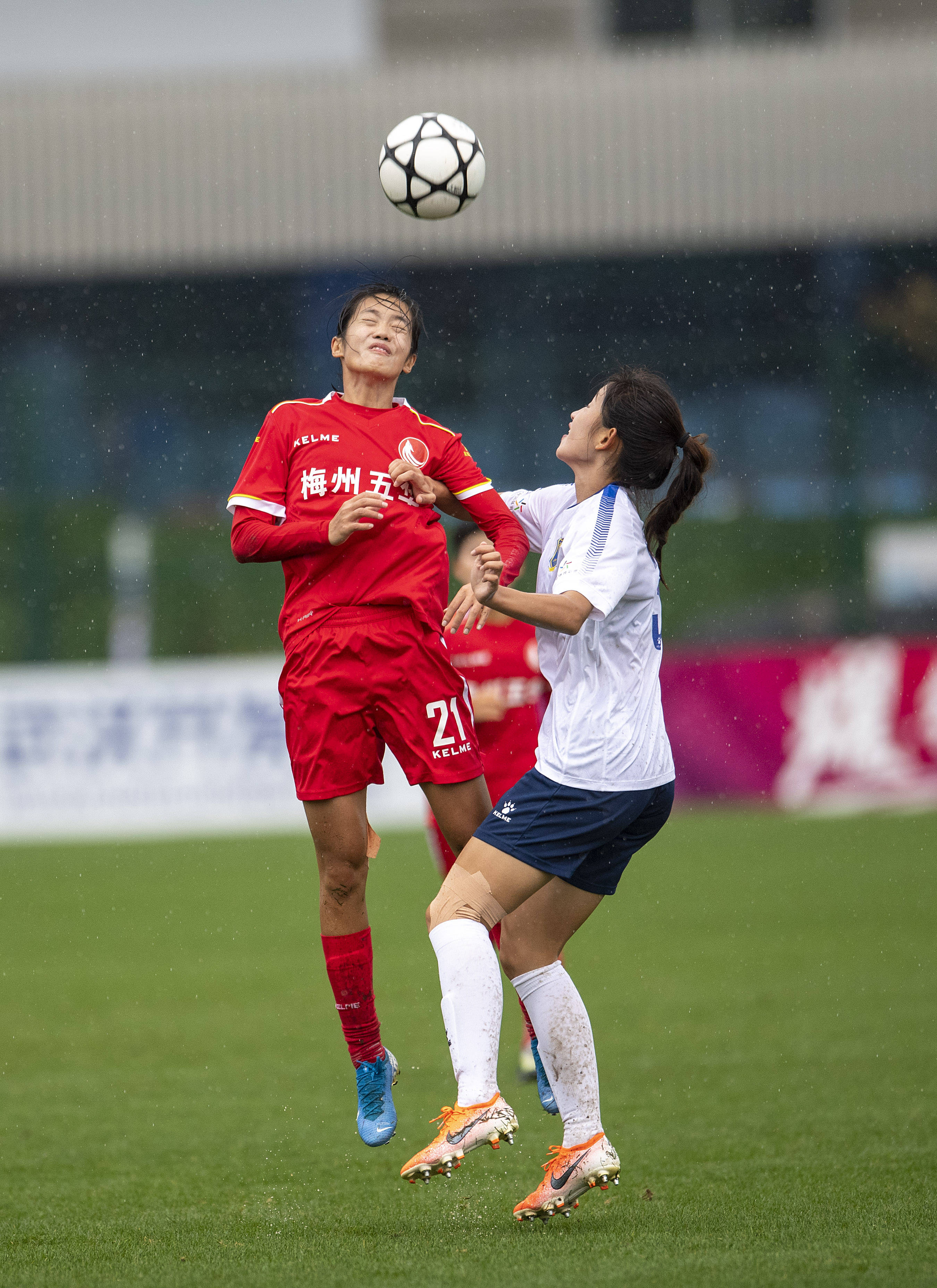 足球—女超联赛:广东梅州五华平浙江杭州女足_球员