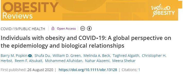 患者|Science News:胖子比瘦子感染SARS-CoV-2更致命，肥胖症患者感染死亡可能性高达48%