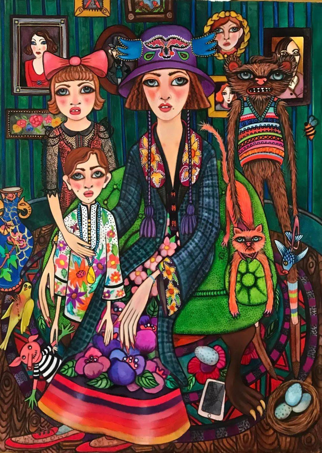 Helen|吸过毒，患过癌症的她如何蜕变为GUCCI御用插画师？ins爆火的50岁网红大妈的惊天逆袭！