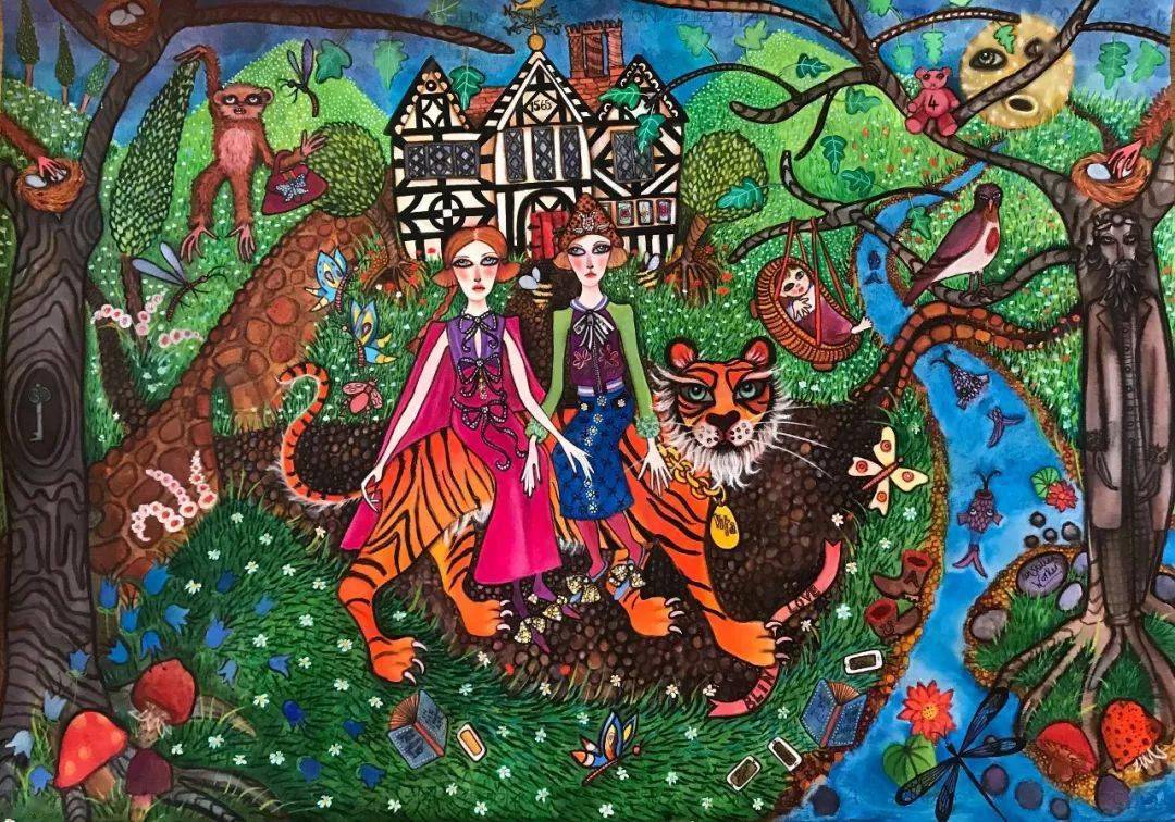 Helen|吸过毒，患过癌症的她如何蜕变为GUCCI御用插画师？ins爆火的50岁网红大妈的惊天逆袭！