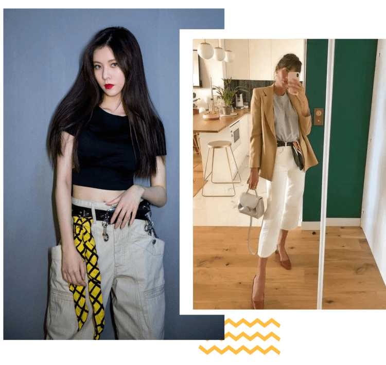 杨采钰|学杨采钰 欧阳娜娜的丝巾百搭法！秒变气质女神…