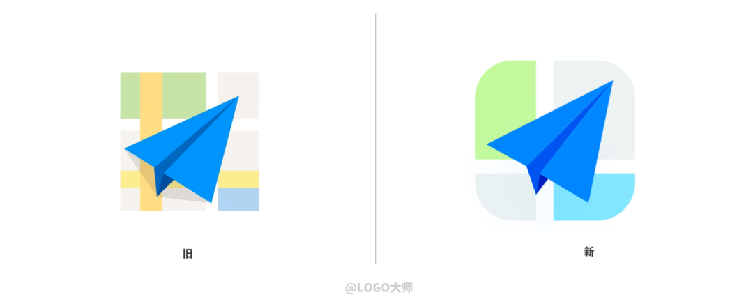 高德地图换logo了!和支付宝比比谁更蓝?