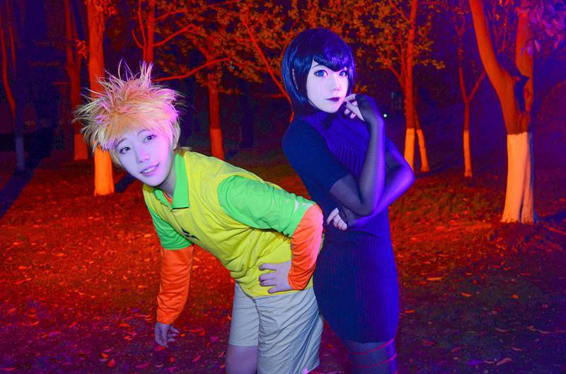 精灵旅社梅维丝&乔纳森cosplay