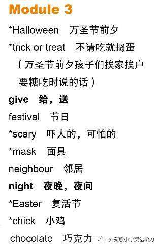 年级|外研版小学英语一年级起点五年级上册M3单词