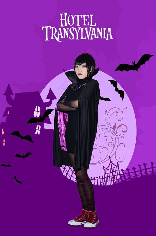 精灵旅社梅维丝乔纳森cosplay