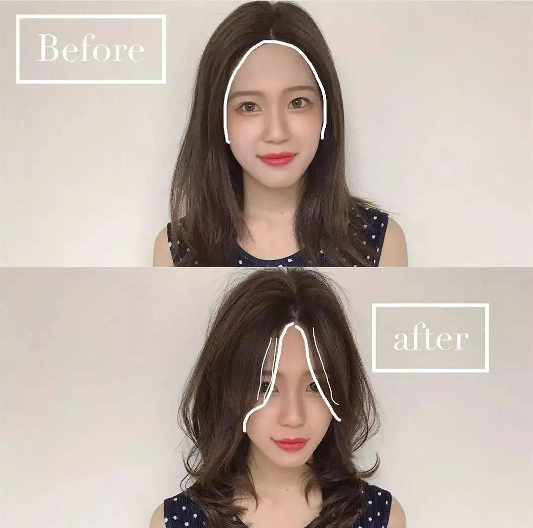 刘海|错误的发型,让你脸的更大!